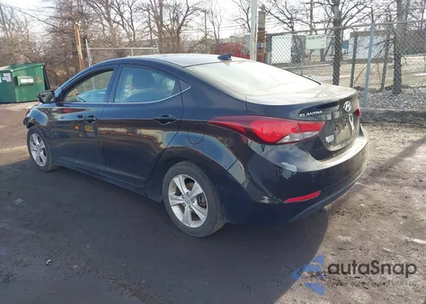 2016 Hyundai Elantra Value Edition из США, поврежденный, VIN KMHDH4AE9GU566619